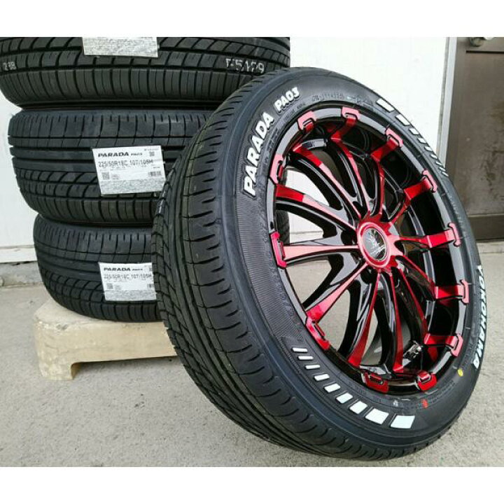 楽天市場】美品 ハイエース200系 タイヤホイール ヨコハマ パラダ 