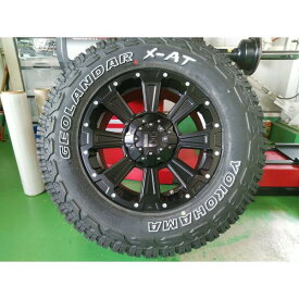 RAV4 デリカD5 アウトランダー CX5 タイヤホイール セット 235/70R16 ヨコハマ ジオランダーX-AT DeathRock 16インチ