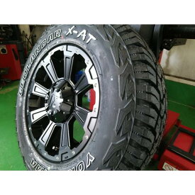 DeathRock ヨコハマ ジオランダーX-AT 235/70R16 タイヤホイールセット RAV4 デリカD5 エクストレイル アウトランダー CX5 ホワイトレター