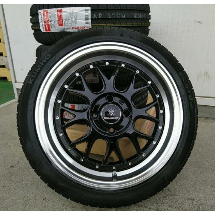 楽天市場】165/45R16 軽自動車用タイヤホイールセット 16インチ BD00 
