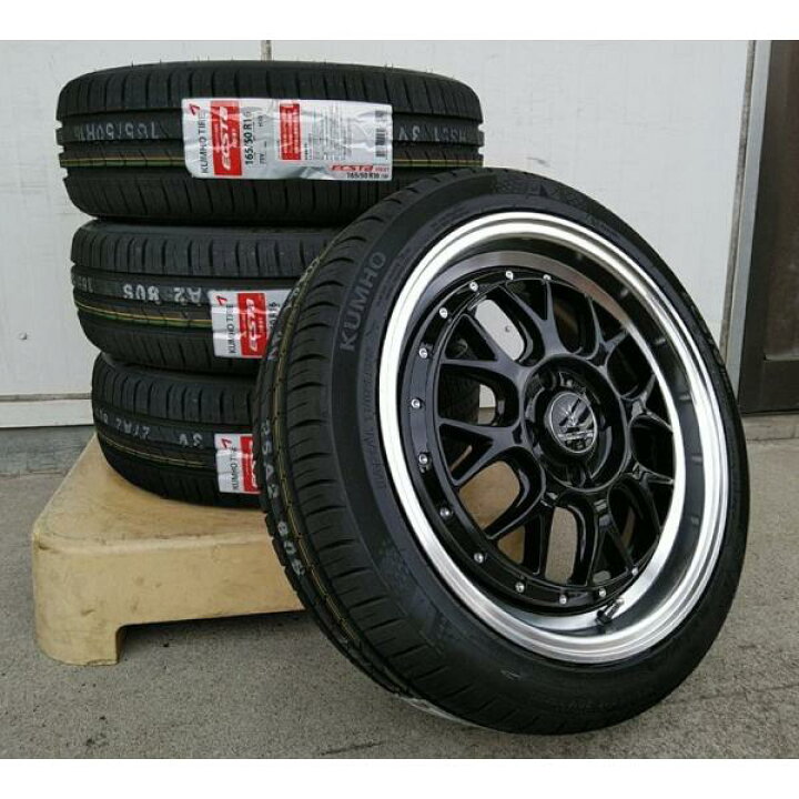 楽天市場】165/45R16 軽自動車用タイヤホイールセット 16インチ BD00 