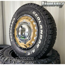 ジムニー JB23 JB64 JA11 JA12 JA22 タイヤホイール 16インチ ヨコハマ ジオランダー G015 A/T 185/85R16 4本セット ホワイトレター