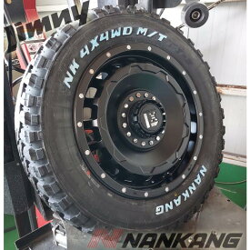 ジムニー JB23 JB64 JA11 JA12 JA22 タイヤホイール 16インチ ナンカン マッドタイヤ FT9 175/80R16 ホワイトレター 4本セット