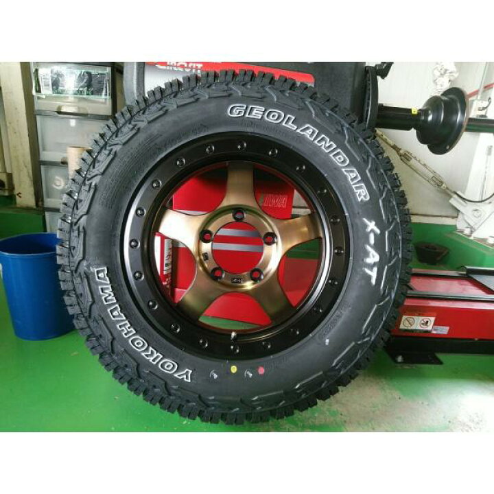 楽天市場】【新品/5本セット】 ジムニー タイヤホイールセット 195R16 