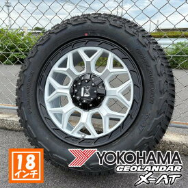 【新品4本セット】ランクル300 ランクル250 18インチ レクセルホイール インフェルノ ヨコハマ ジオランダー X-AT G016 265/65R18 275/65R18 285/65R18