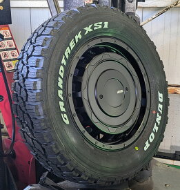 即納 スズキ ジムニー ノマド シエラ JB74W スタッドレス タイヤホイールセット 16インチ レクセル スワッガー ダンロップ グラントレック XS1 215/70R16 LT 100/97N ホワイトレター