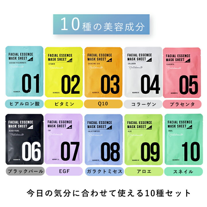 楽天市場】【クーポンで10％OFF】 【ナチュボーテ 公式】シートマスク 