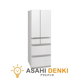 冷蔵庫(401〜500L) 三菱 6ドア冷蔵庫 495L・フレンチドア WZシリーズ グランドリネンホワイト MR-WZ50K-W