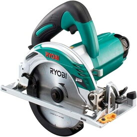 電動丸ノコ・研磨機 工具 DIY 加工 キョウセラ 旧リョービ 丸ノコ チップソー付 グリーン 5000毎分回転数 100ボルト アルミニウム?電源コード式 W-568D