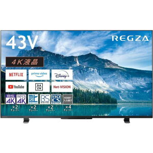 er43^`46^ er TV  TOSHIBA  REGZA ter 43V^ 4K`[i[ AirplayΉ ^ YouTubeΉ 43M550M