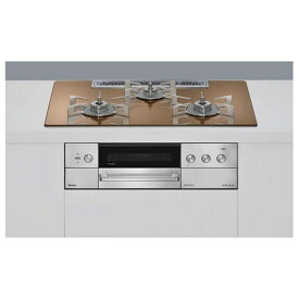 リンナイ ガスコンロ RHS72W39M12RCSTW LP プロパンガス ココット付属 ビルトインコンロ DELICIA デリシア 75cm幅 3V乾電池タイプ 操作部シンプル ガス コンロ