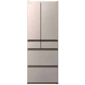 �①��(600�`650L) ��^�①�� ���� HITACHI(����) HWC�^�C�v ���C�g�S�[���h �m��68.5cm /617L /6�h�A /�ω��J���^�C�v�n R-HWC62Y-N