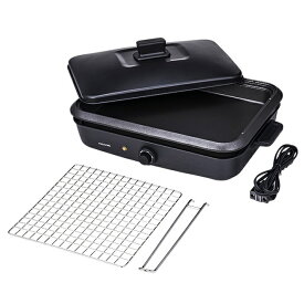 ホットプレート 電気プレート 電気 テスコム ホットプレート ブラック 2段同時調理 卓上ホットプレート 焼きと蒸し THP70A
