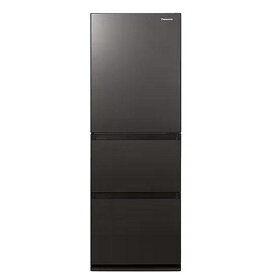 冷蔵庫(301〜350L) 一人暮らし ひとり暮らし パナソニック 335L 幅59cm ダークブラウン 左開き 3ドア 冷蔵庫 NR-C344GCL-T