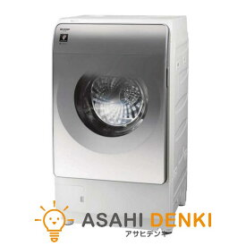 洗濯機(ドラム式 8.0kg〜) ドラム洗濯機 洗濯機 ドラム式 シャープ 洗濯機12.0kg 乾燥6.0kg ヒートポンプ乾燥 左開き クリスタルシルバー ES-X12C-SL