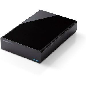 �n�[�h�f�B�X�N HDD �G���R�� ELECOM 6TB �e���r�^��p/Mac/Windows USB3.2(Gen1) ELD-HTV060UBK