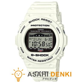 腕時計・時計 ウォッチ おしゃれ カシオ アウトドアに最適 Gショック G-SHOCK ジーショック G-LIDE 電波ソーラー デジタル ホワイト GWX-5700CS-7JF