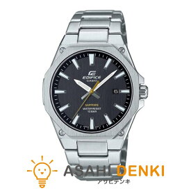 腕時計・時計 ウォッチ おしゃれ カシオ エディフィス EDIFICE 7.8mmの薄型ケースを採用した3針アナログモデル ブラック EFR-S108DJ-1AJF