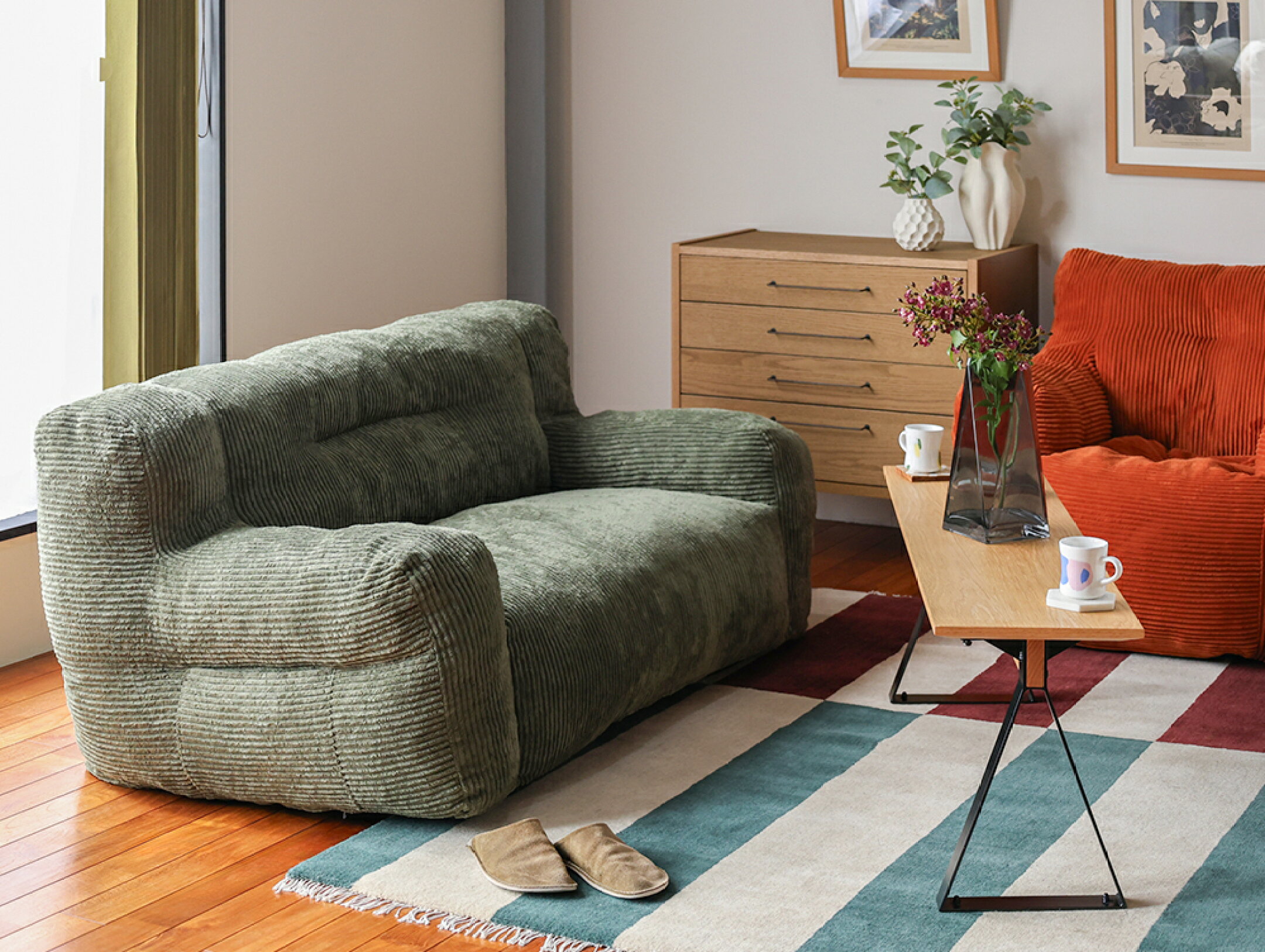 a.depehe(アデペシュ) dough 2seat sofa ダフ 2シートソファ