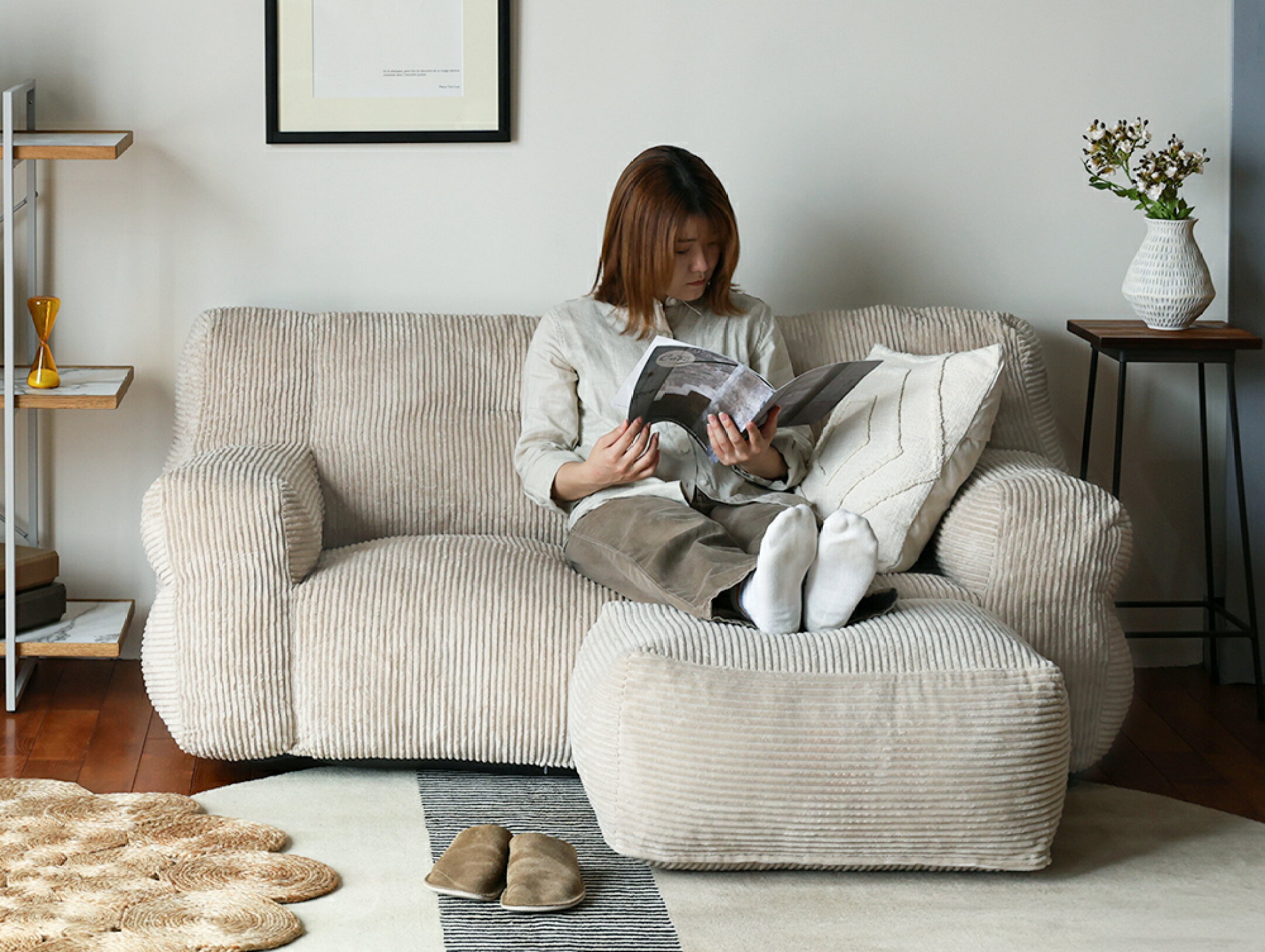a.depehe(アデペシュ) dough 2seat sofa ダフ 2シートソファ