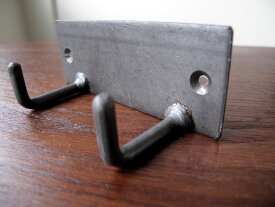 【ポイント2倍！9日20:00〜16日01:59まで】Iron Plate Hook square double / アイアン プレート フック スクエア ダブル アデペシュ