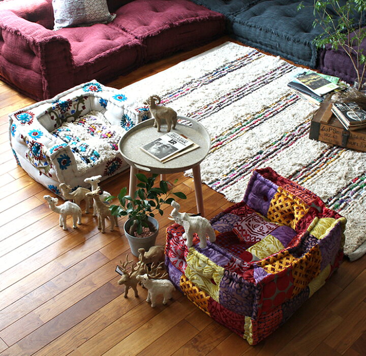 楽天市場 子供用ソファ Bms キッズ ソファ ストライプ ローソファー 一人掛け 座椅子 フロアソファー クッション 小さい ジュニア セパレート U字 犬 猫 ペット ベッド エスニック アジアン 一人用 Adepeche アデペシュ A Depeche アデペシュ 家具通販