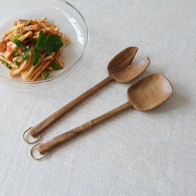 【スーパーSALE10％OFF】パーティーシーンに合う アカシアのサービングスプーン