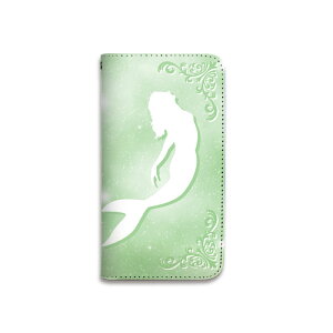 スマホケース 全機種対応 手帳型 携帯ケース ベルトなし マグネットなし 童話 人魚 姫 プリンセス 海 スマートフォン iPhone17 iPhoneAir 16e 15 14 Pro Max Plus mini SE2 13 12 SE3 Xperia Galaxy GALAXY AQUOS GooglePix