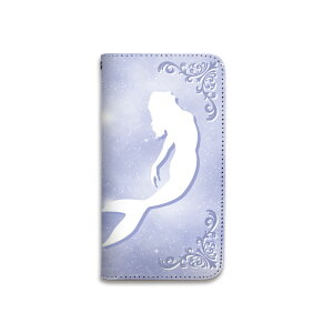スマホケース 全機種対応 手帳型 携帯ケース ベルトなし マグネットなし 童話 人魚 姫 プリンセス 海 スマートフォン iPhone17 iPhoneAir 16e 15 14 Pro Max Plus mini SE2 13 12 SE3 Xperia Galaxy GALAXY AQUOS GooglePix
