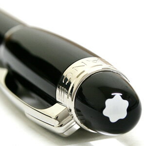 MONTBLANC25600モンブランスターウォーカーレジンライン万年筆14金ロジウムペン先M(中字)ブラック×プラチナ