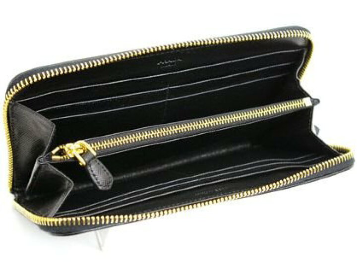 楽天市場】PRADA 1M0506 SAFFIANO METAL NEROプラダ ラウンド 
