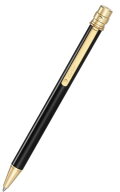 CARTIER OP000384SANTOS DE CARTIER BALLPOINT PENサントス ドゥカルティエ ボールペンブラックラッカー…