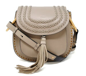 Chloe3S1219-H68-B79SACSPORTEEPAUHUDSONクロエショルダーバッグレザーモッティグレー×ゴールド※取寄品