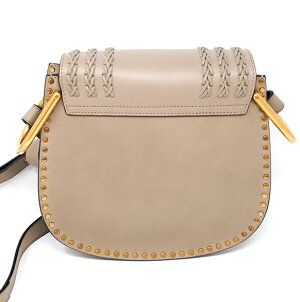 Chloe3S1219-H68-B79SACSPORTEEPAUHUDSONクロエショルダーバッグレザーモッティグレー×ゴールド※取寄品