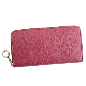 BVLGARI286311ブルガリラウンドファスナー長財布レザーヘザーアメジスト×ゴールド※取寄品