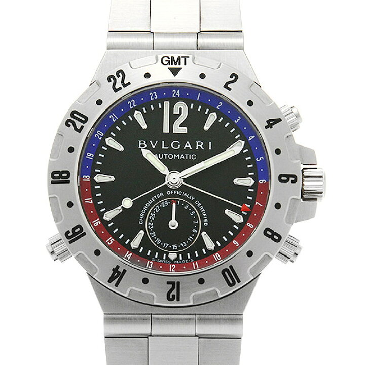 楽天市場】BVLGARI GMT40SSDDIAGONO PROFESSIONAL GMT 3TIME ZONE 