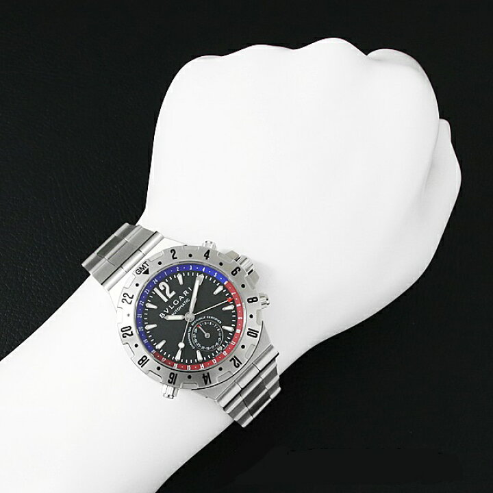 楽天市場】BVLGARI GMT40SSDDIAGONO PROFESSIONAL GMT 3TIME ZONE 