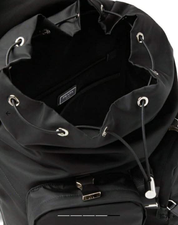 楽天市場】PRADA 2VZ019-2DMG-F0002TESSUTO NERO Re-Nylonプラダ  