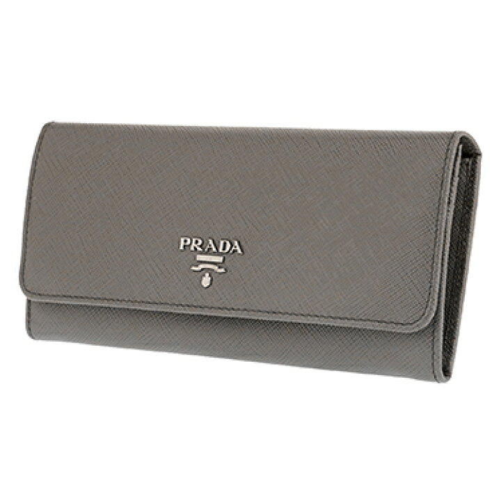 楽天市場】PRADA 1MH132S-ME-MARMOプラダ スナップ長財布チェーン付 