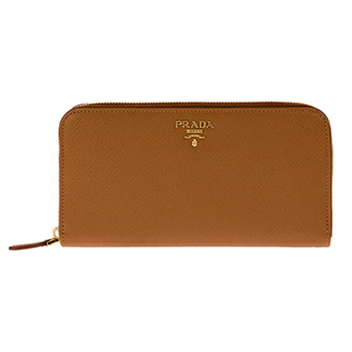 楽天市場】PRADA 1ML506-S/ME/CARAMELプラダ ラウンドファスナー長財布 