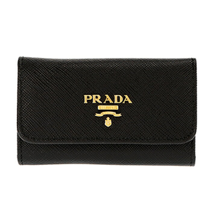 楽天市場】PRADA 1PG222-S/ME/NERプラダ 6連キーケース型押レザー 