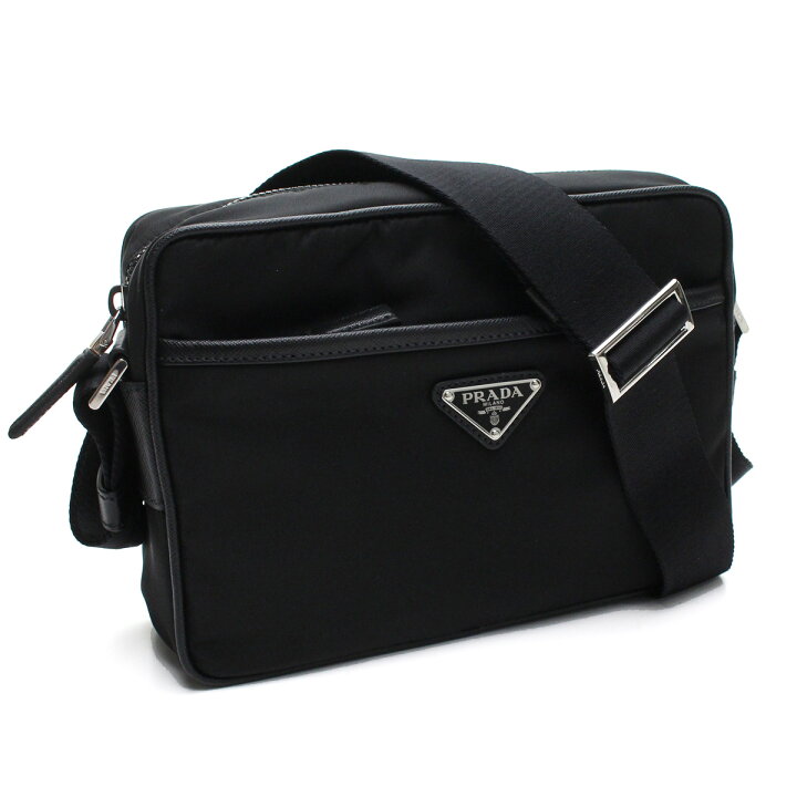 楽天市場】PRADA 2VH048-064-F0002TESSUTO+SAFFIANO NEROプラダ  