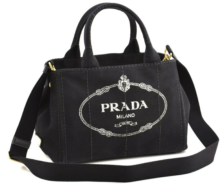 楽天市場】PRADA 1BG439-ZKI-F0002 CANAPA NEROプラダ カナパ 2WAY  