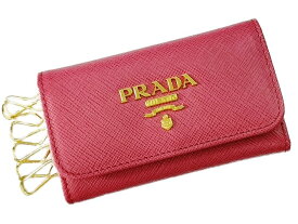 PRADA 1PG222-QWA-F0505SAFFIANO METAL PEONIAプラダ 6連キーケース サフィアーノ メタルペオニア×ゴールド