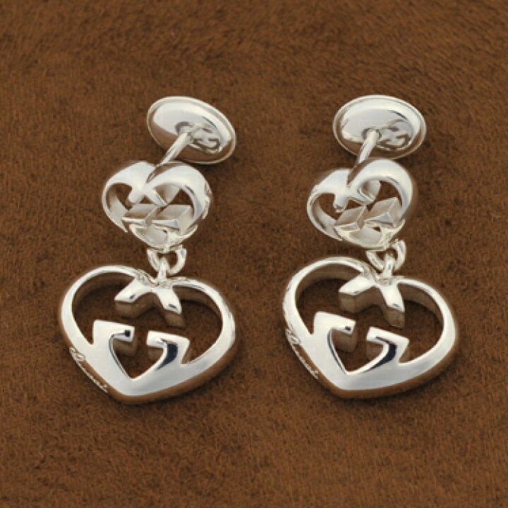 楽天市場】GUCCI 246488-J8400-8106SILVER PIERCE MADE IN ITALYグッチ  