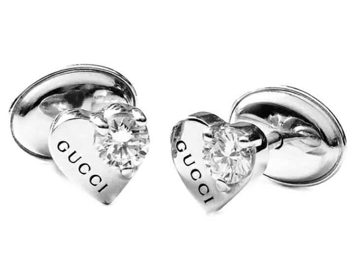 楽天市場】GUCCI 272770-J8540-9066TRADEMARK DIAMOND PIERCEWHITE 