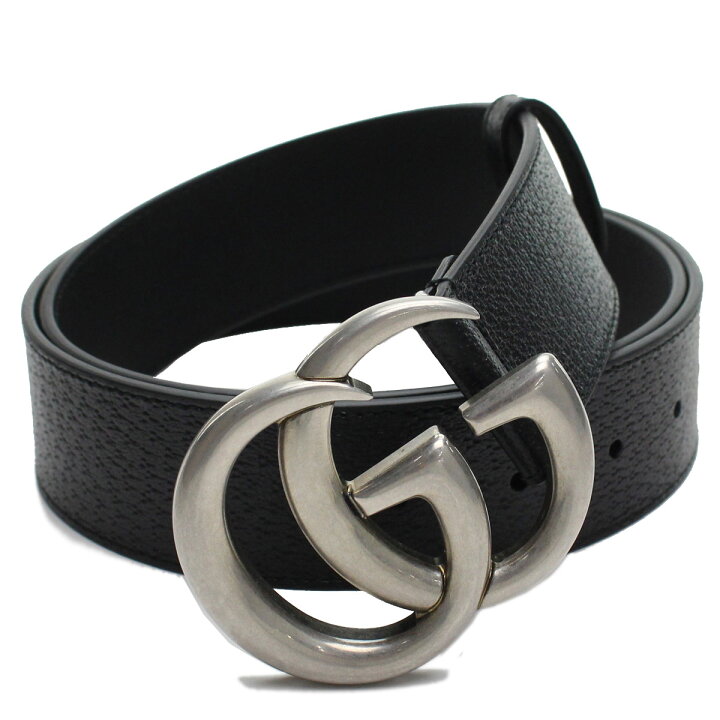 楽天市場】GUCCI 406831-DJ20N-1000グッチ ダブルG バックル レザー  