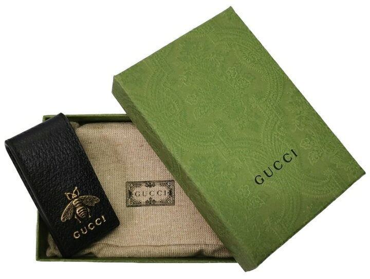 楽天市場】GUCCI 522914-DJ20T-1000 BEEグッチ アニマリエ ビーレザー  