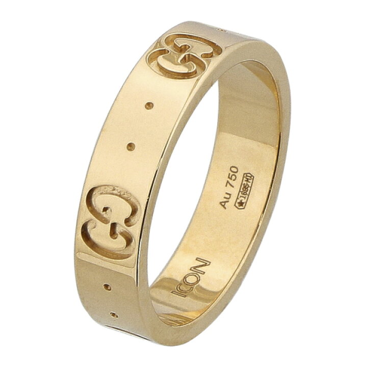 楽天市場】GUCCI 660070-J8500-8000グッチ GGアイコン リングK18 