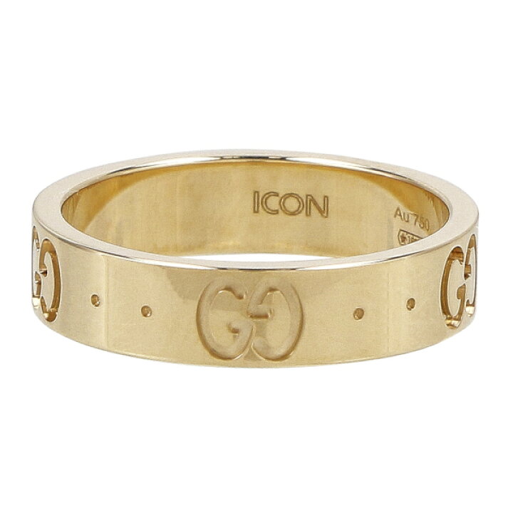 楽天市場】GUCCI 660070-J8500-8000グッチ GGアイコン リングK18 
